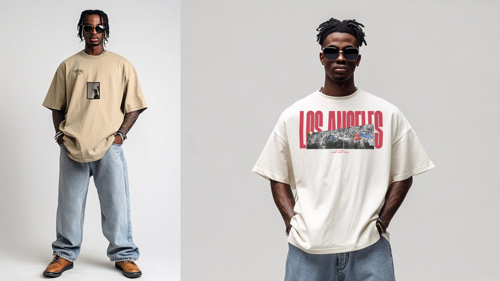 What body type is best for an oversized men's t-shirt?